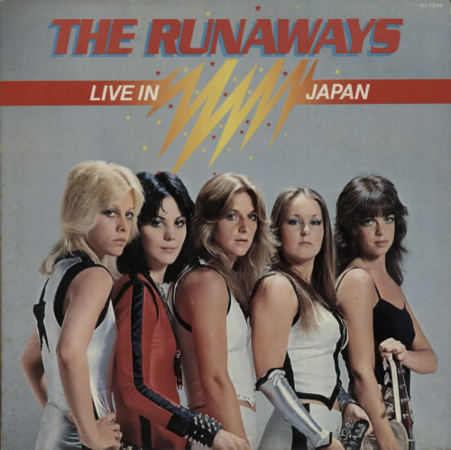 THE RUNAWAYS・LIVE inJAPAN。LPレコードジャケット。 THE RUNAWAYS・LIVE inJAPAN。LPレコードジャケット。 Runaways